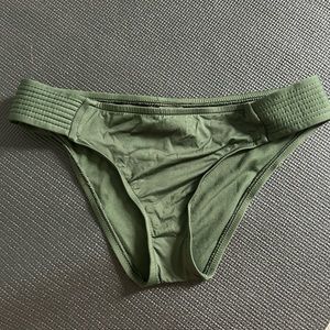 Army green bikini bottoms